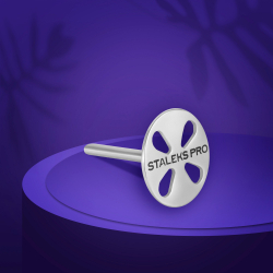 Pediküre-Scheibe PODODISC STALEKS PRO L (25mm) + Set Der Einwegfeile 180 (5 Stück)